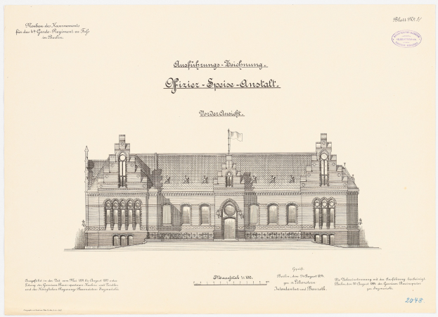 Schwarze und wei├če Strichzeichnung des Reichstagsgeb├Ąudes, des Hauptsaals des deutschen Parlaments in Berlin, mit einer Flagge auf seinem Dach und begleitendem Text.