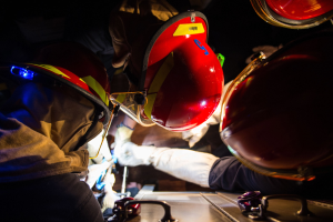 FW-KLE: Großübung in Kleve: Rettungskräfte trainieren Busunfall mit 26 Betroffenen