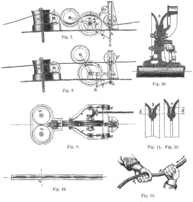 Ein detailliertes Bild einer Dampfmaschine mit ihren Komponenten und einer Hand, die ein Stück Papier zu halten scheint, das wie ein Patent für die Maschine aussieht.