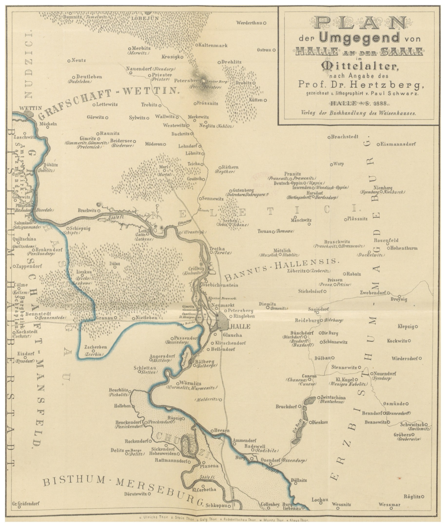 Ein verblichenes 19. Jahrhundert-Karte des Deutschen Reiches, das den Rhein Fluss hervorhebt, mit handgeschriebener Text auf dem Papier.