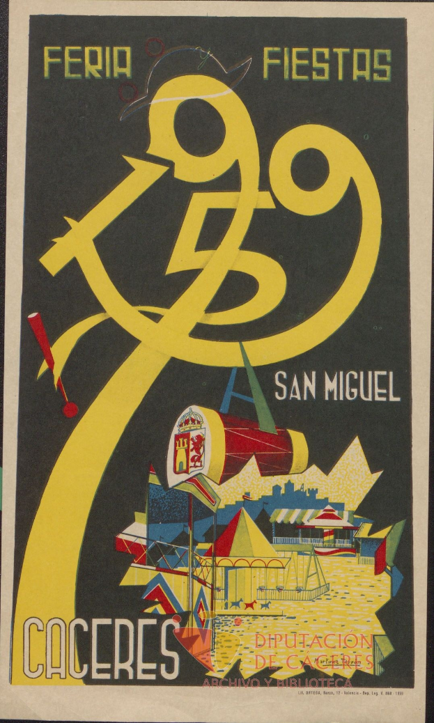 Plakat für ein Event in San Miguel de Allende, Mexiko, mit Text und Bildern.