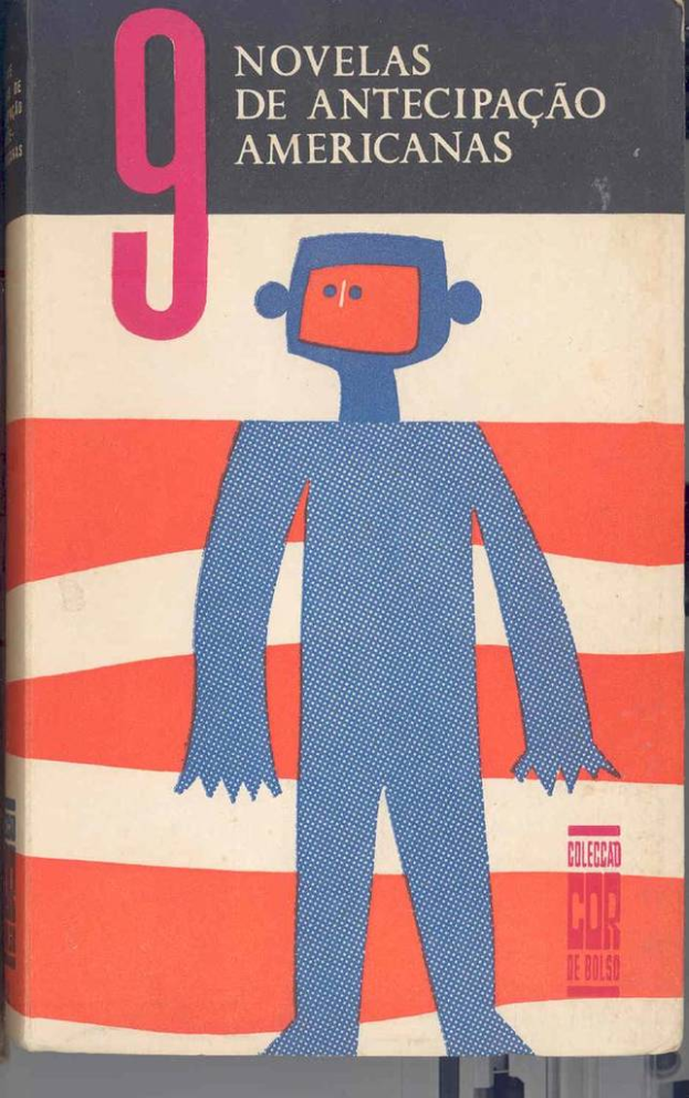 Ein Buch mit einer Cartoons-Gemälde auf dem Cover.